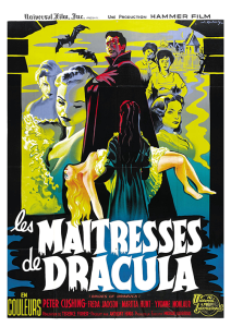 Póster Las novias de Drácula, edición francesa