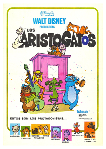Póster Los aristogatos