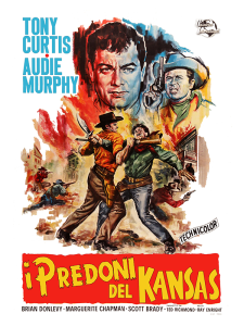 Póster Los asaltantes de Kansas 