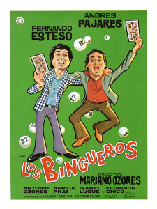 Póster Los bingueros, 1979
