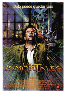 Póster Los inmortales, edición española