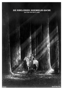 Póster Los Nibelungos, escena