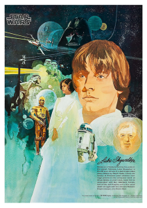 Póster La guerra de las galaxias: Luke Skywalker