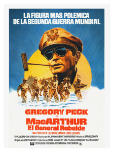 Póster MacArthur, el general rebelde