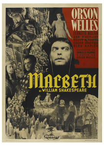 Póster Macbeth, edición italiana
