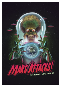 Póster Mars Attacks! 1996