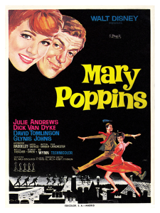 Póster Mary Poppins, 1964