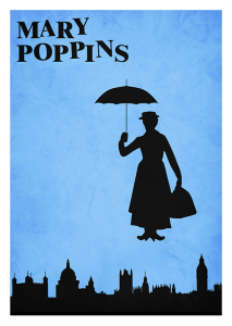 Póster Mary Poppins, Julie Andrews