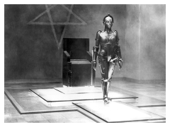 Póster Metrópolis, robot