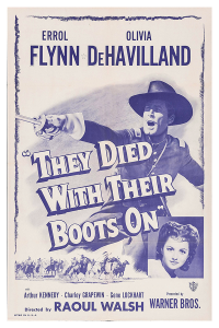 Póster Murieron con las botas puestas, 1941 edición americana