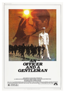 Póster Oficial y caballero, 1982