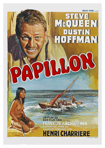 Póster Papillon, edición belga