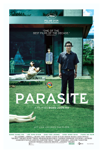 Póster Parásitos, edición americana