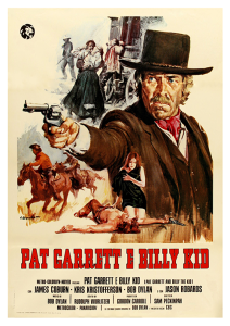 Póster Pat Garrett y Billy el Niño, edición francesa