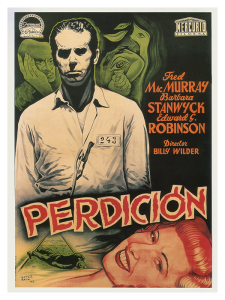 Póster Perdición, 1944