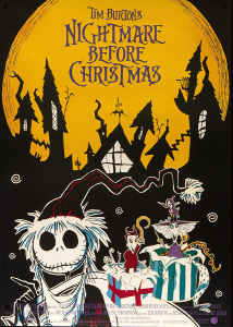 Póster Pesadilla antes de Navidad, edición alemana