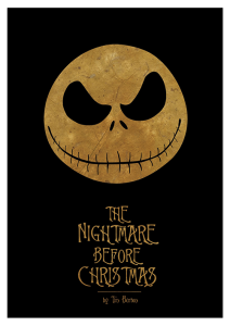 Póster Pesadilla antes de Navidad, Jack Skellington
