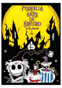 Póster Pesadilla antes de Navidad, versión alemana