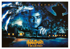 Póster Pesadilla en Elm Street, edición británica