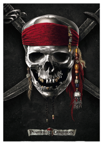 Póster Piratas del Caribe