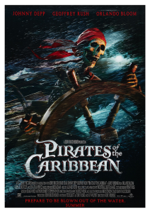 Póster Piratas del Caribe: La maldición de la Perla Negra, 2003