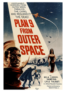 Póster Plan 9 del espacio exterior 