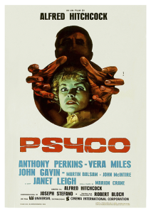 Póster Psicosis, edición italiana