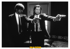 Póster Pulp Fiction, escena