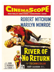 Póster Río sin retorno, 1954
