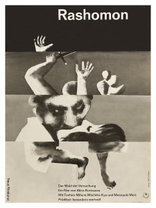 Póster Rashomon, edición alemana