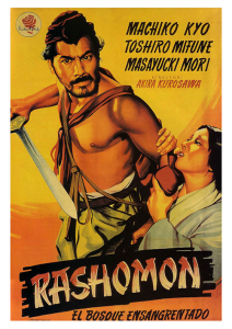Póster Rashomon, edición mexicana