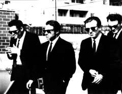 Póster Reservoir Dogs, escena inicial