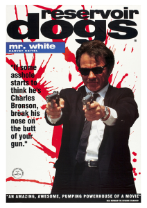 Póster Reservoir Dogs, señor Blanco