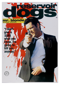 Póster Reservoir Dogs, señor Rubio