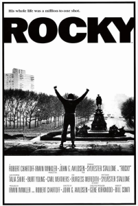 Póster Rocky, edición americana