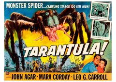 Póster Tarántula, edición británica