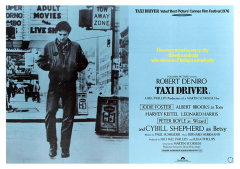 Póster Taxi Driver, edición británica