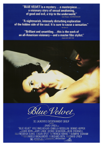 Póster Terciopelo azul