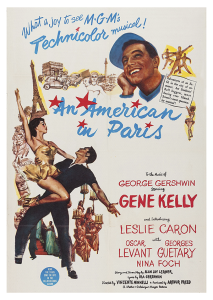 Póster Un americano en París