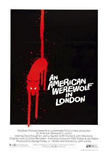 Póster Un hombre lobo americano en Londres
