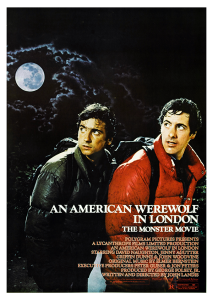 Póster Un hombre lobo americano en Londres, 1981