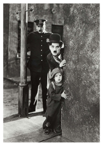 Póster Chaplin, El chico 1921