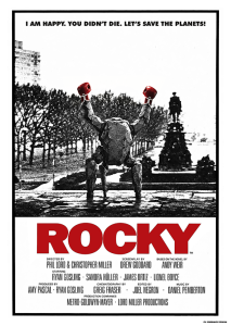 Póster proyecto salvación, Rocky