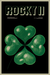 Póster Rocky II, edición polaca