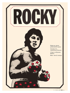 Póster Rocky, edición checoslovaca