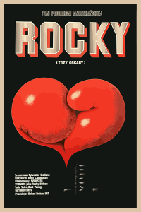 Póster Rocky, edición polaca