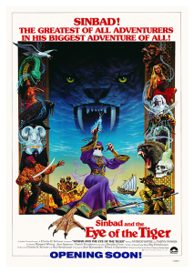 Póster Simbad y el ojo del tigre, 1977