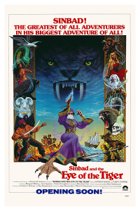 Póster Simbad y el ojo del tigre