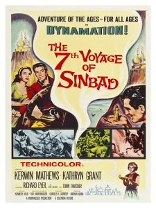 Póster Simbad y la princesa