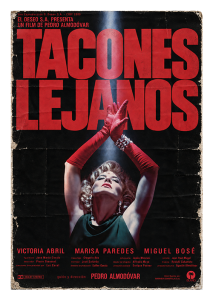 Póster Tacones lejanos 1991, Becky del Páramo